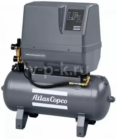 Поршневой компрессор Atlas Copco LFx 2 1PH на ресивере(90 л)