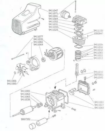 ROTOR 2,5HP 230/50 188 ALU