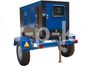 Дизельный генератор ТСС АД-18С-Т400-1РКМ7 в шумозащитном кожухе на прицепе  фото