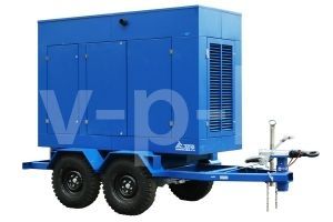 Дизельный генератор  АД-200С-Т400-1РМ7 РПМ на прицепе