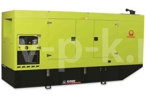 Дизельный генератор PRAMAC GSW560V 3-фазный в кожухе  фото