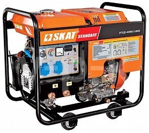 Дизельный генератор Скат УГСД-4000/180Е дизельная  сварочный фото
