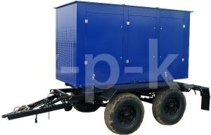 Дизельный генератор ТСС АД-520С-Т400-1РМ9 РПМ на прицепе