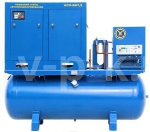 Винтовой компрессор  АСО-ВК7,5М2ОВ/7-500