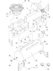 Ресивер для 500lt100