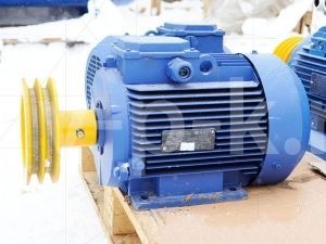 Электродвигатель со шкивом С415М к головке С415М для компрессора АСО-Бежецк