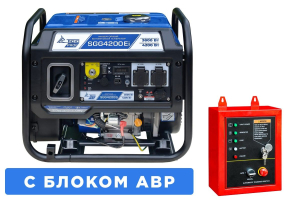 Бензиновый генератор ТСС SGG 4200Ei с блоком АВР 111112 (инверторный) фото