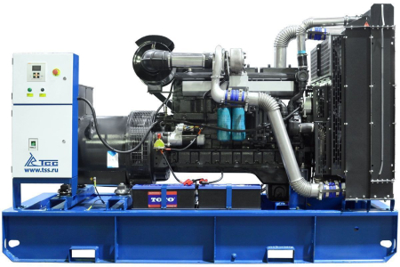Дизельный генератор  ЭД-250-Т400 в погодозащитном кожухе на прицепе