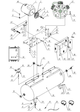Переходник для 500w95T-10