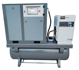 Винтовой компрессор IRONMAC IC 7,5/10 C VSD DF 500L (IP23) фото