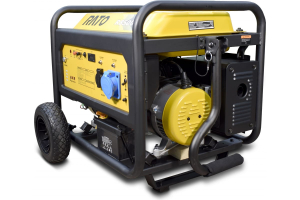 Бензиновый генератор RATO R8500D электростартер + колесный комплект  (с автозапуском) фото