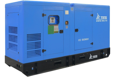Дизельный генератор  ЭД-150-Т400 с АВР в шумозащитном кожухе на прицепе