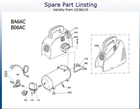 DRAIN.VALVE 1/4" LEFT(0200048)