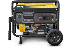 Бензиновый генератор RATO R3000E-L2W электростартер + колесный комплект  (с автозапуском) фото