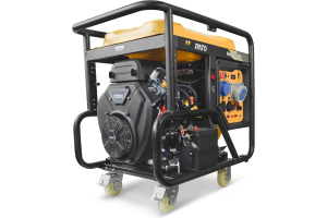 Бензиновый генератор RATO R19000D электростартер + колесный комплект  (с автозапуском) фото