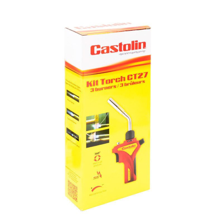 Горелка паяльн. Castolin СТ-27. (три насадки), MESSER