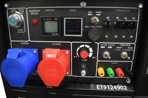 Бензиновый генератор ТСС GGW 6.0/250ED-R3 026495 синхронный фото