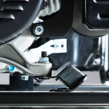 Бензиновый генератор  PRG 5000 ES генератор + Комплект колес и ручек для электростанций в ПОДАРОК