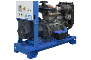 Дизельный генератор ТСС ЭД-30-Т400 с АВР в погодозащитном кожухе на прицепе 025306 фото