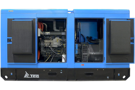 Дизельный генератор  ЭД-150-Т400 в шумозащитном кожухе на прицепе