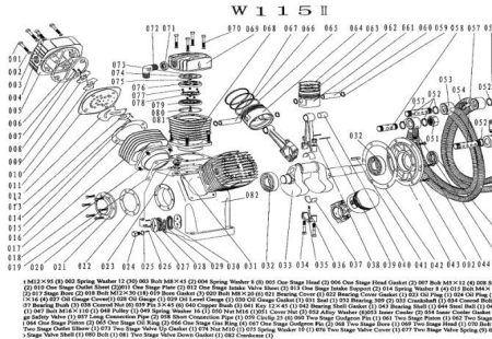 Болт М5*16 для w115-10 (10 бар)